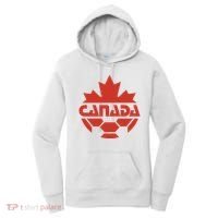 Cool Canada Soccer Jersey Logo Women's Hoodie thumb 0