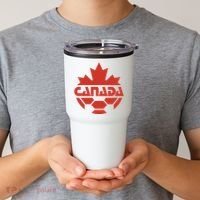 Cool Canada Soccer Jersey Logo Tumbler thumb 2