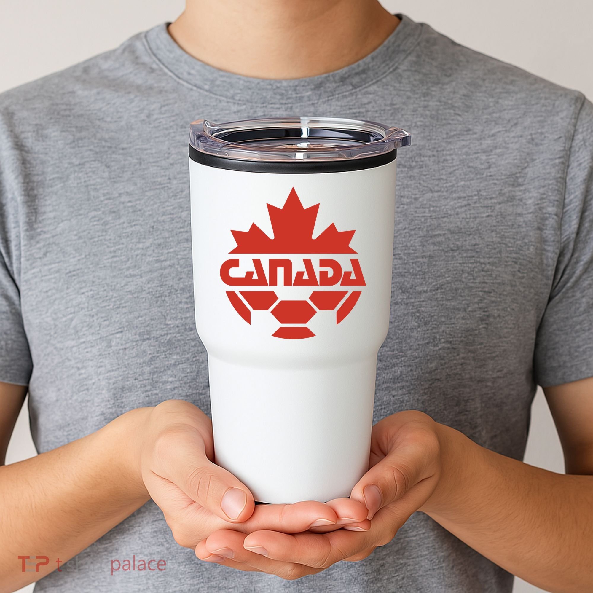 Cool Canada Soccer Jersey Logo Tumbler