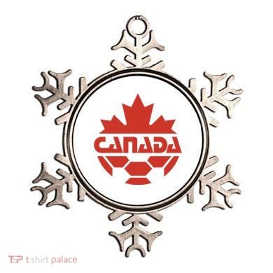Cool Canada Soccer Jersey Logo Ornament