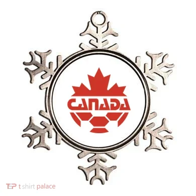 Cool Canada Soccer Jersey Logo Ornament