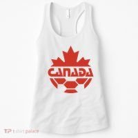 Cool Canada Soccer Jersey Logo Women's Tank Top thumb 0