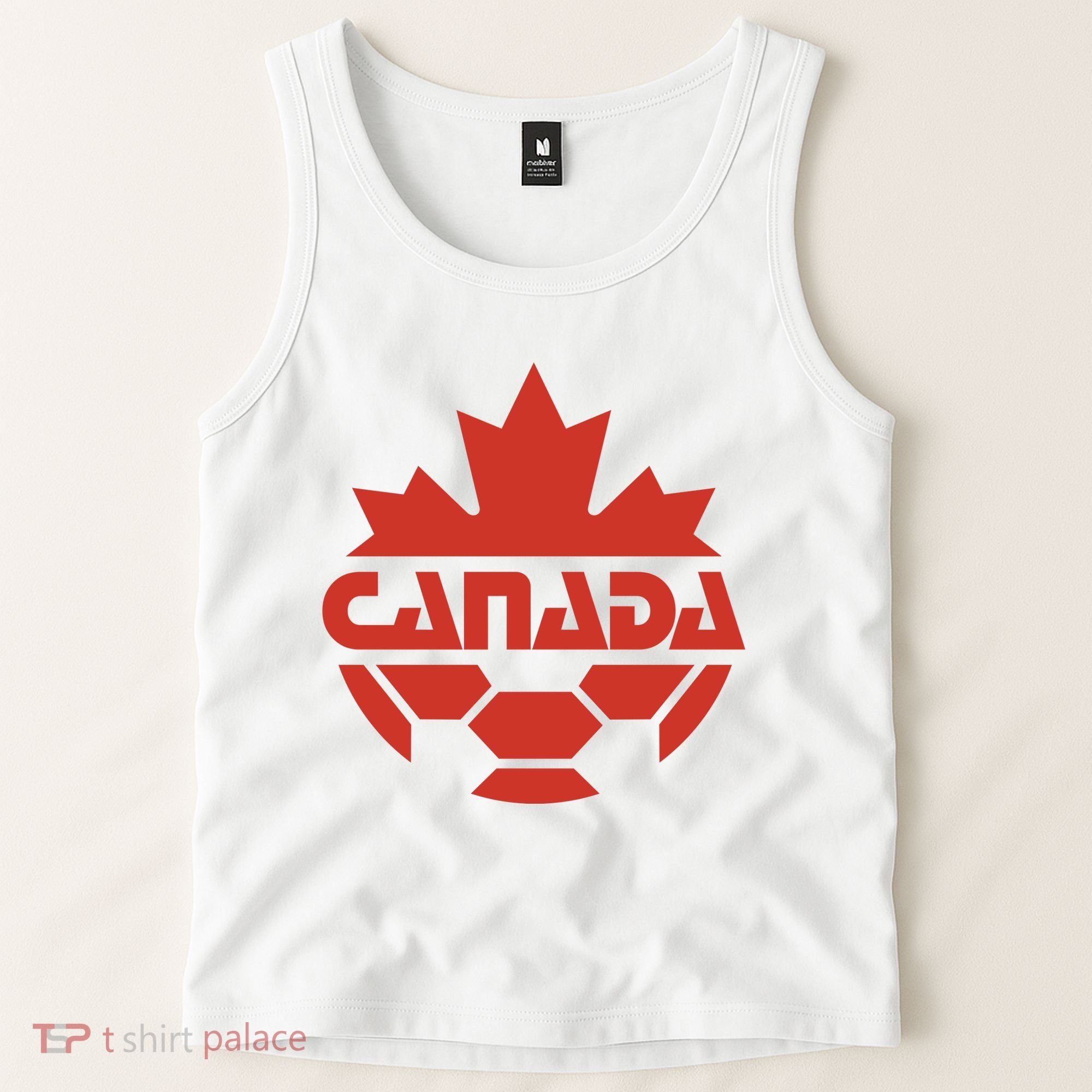 Cool Canada Soccer Jersey Logo Tank Top