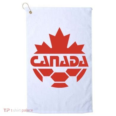 Cool Canada Soccer Jersey Logo Golf Towel