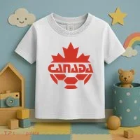 Cool Canada Soccer Jersey Logo Toddler T-Shirt thumb 3