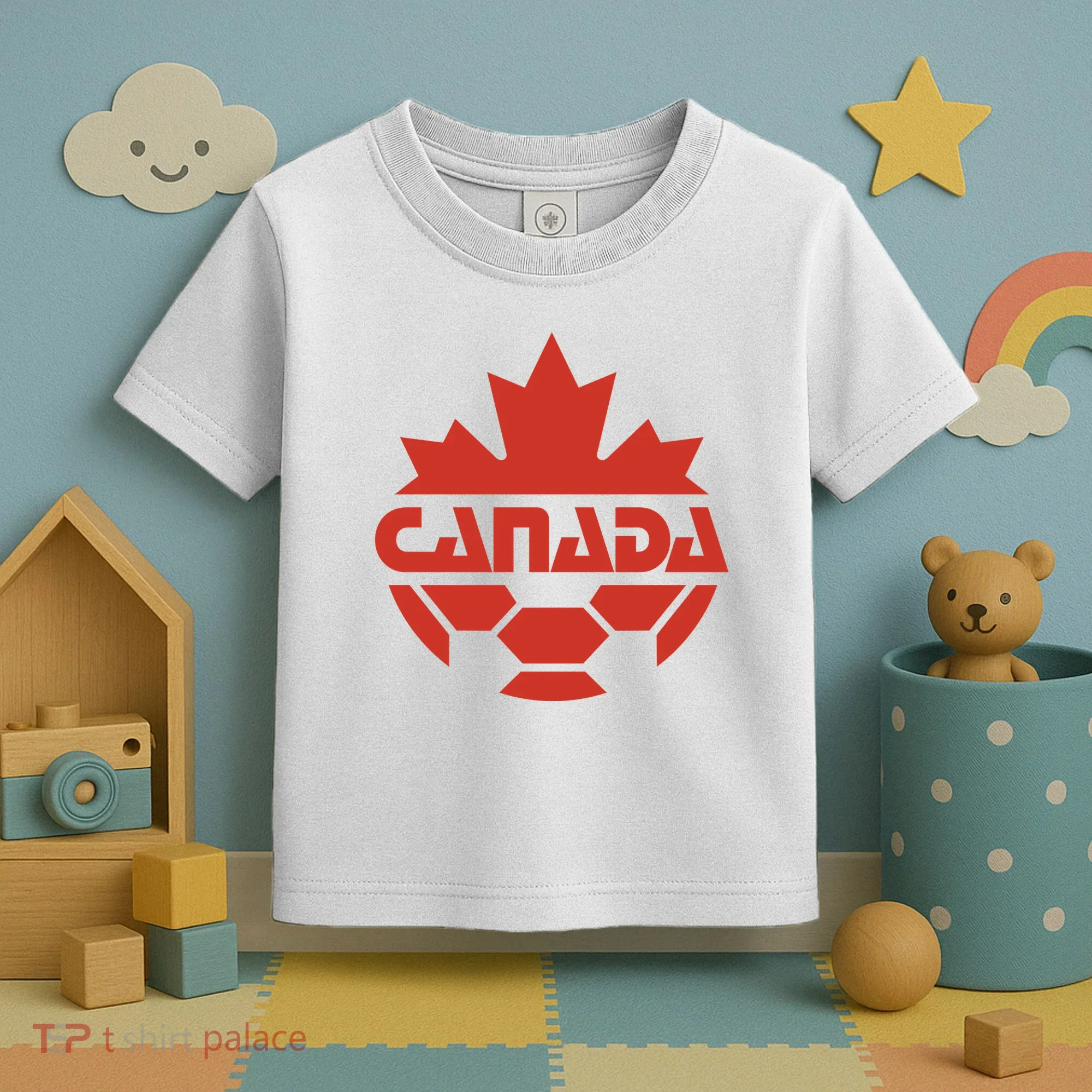 Cool Canada Soccer Jersey Logo Toddler T-Shirt