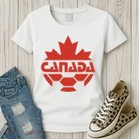Cool Canada Soccer Jersey Logo Women's T-Shirt thumb 3