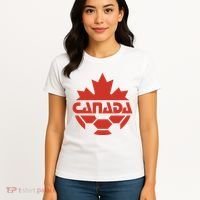 Cool Canada Soccer Jersey Logo Women's T-Shirt thumb 4