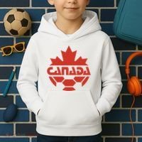 Cool Canada Soccer Jersey Logo Kids Hoodie thumb 2