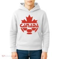Cool Canada Soccer Jersey Logo Kids Hoodie thumb 4