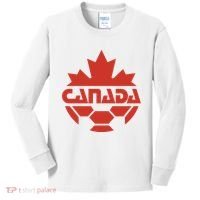 Cool Canada Soccer Jersey Logo Kids Long Sleeve Shirt thumb 0