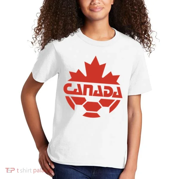 Cool Canada Soccer Jersey Logo Kids T-Shirt