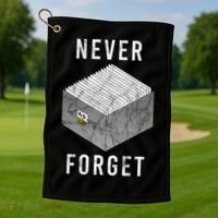 Card Catalog School Library School Librarian Gift Golf Towel thumb 1