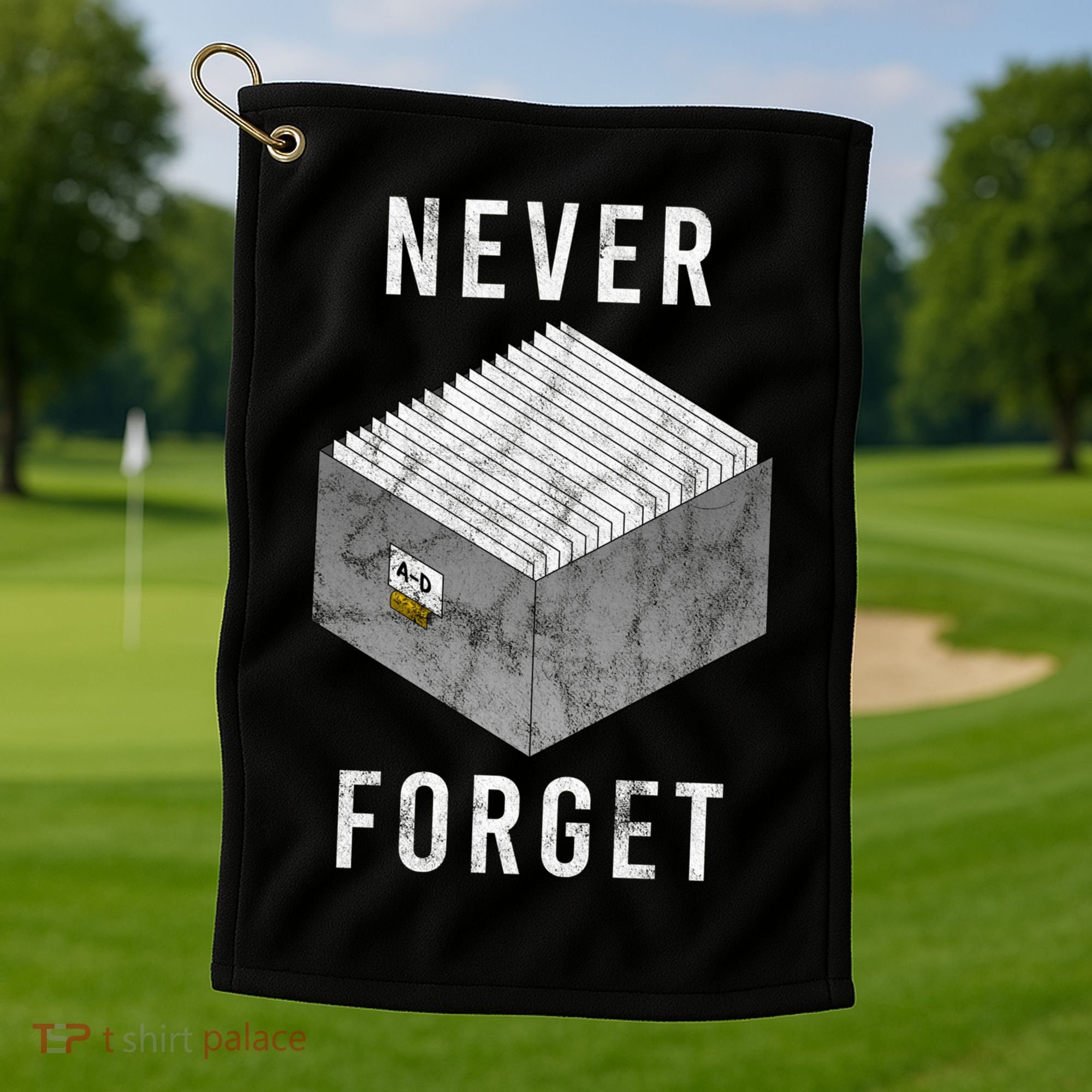 Card Catalog School Library School Librarian Gift Golf Towel