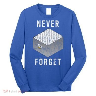 Card Catalog School Library School Librarian Gift Long Sleeve Shirt