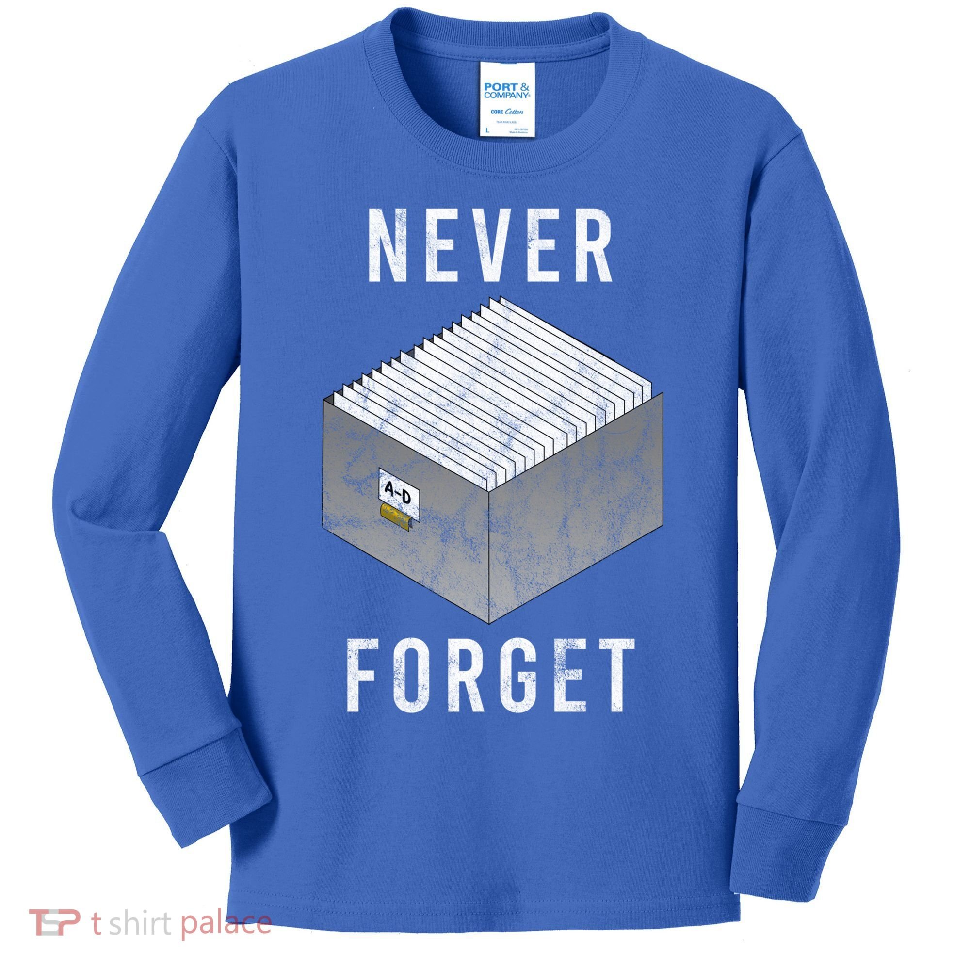Card Catalog School Library School Librarian Gift Kids Long Sleeve Shirt