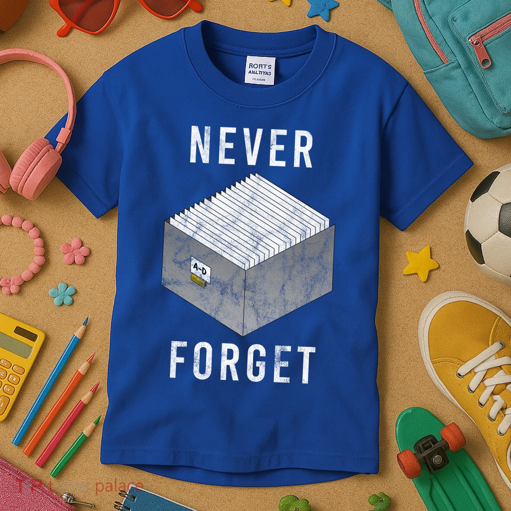 Card Catalog School Library School Librarian Gift Kids T-Shirt
