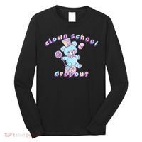 Clowncore Clown School Dropout Pastel Goth Teddy Bear Circus Long Sleeve Shirt thumb 0