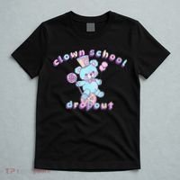 Clowncore Clown School Dropout Pastel Goth Teddy Bear Circus T-Shirt thumb 5