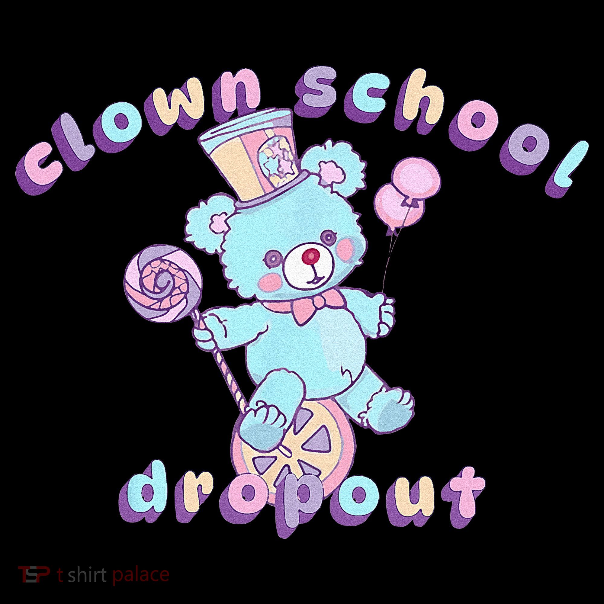 Clowncore Clown School Dropout Pastel Goth Teddy Bear Circus Mousepad
