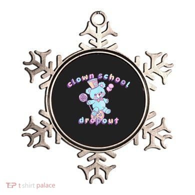 Clowncore Clown School Dropout Pastel Goth Teddy Bear Circus Ornament