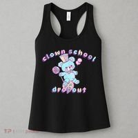 Clowncore Clown School Dropout Pastel Goth Teddy Bear Circus Women's Tank Top thumb 3