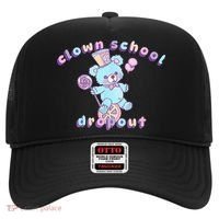 Clowncore Clown School Dropout Pastel Goth Teddy Bear Circus Hat thumb 0