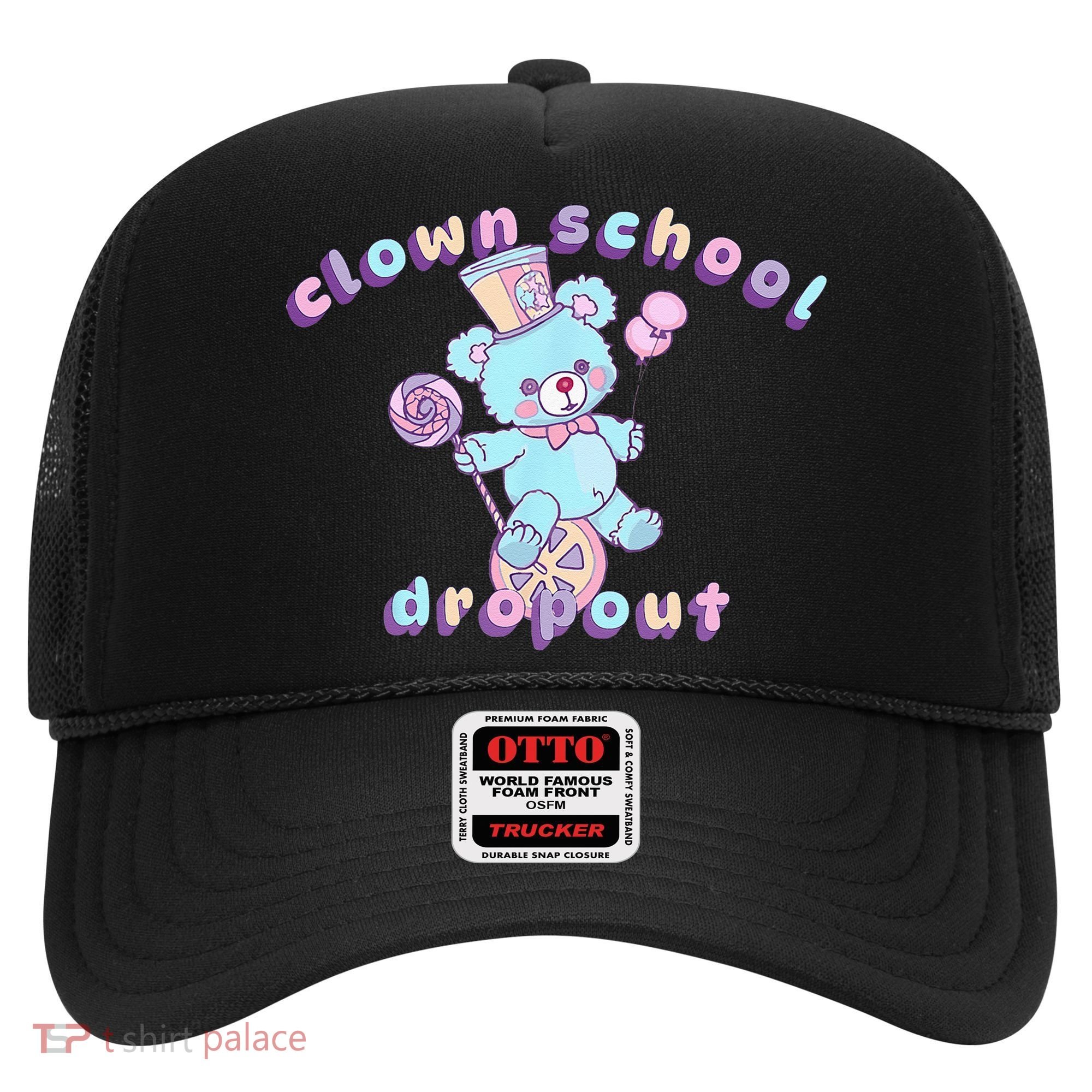 Clowncore Clown School Dropout Pastel Goth Teddy Bear Circus Hat