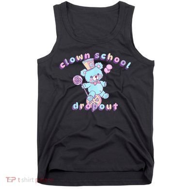 Clowncore Clown School Dropout Pastel Goth Teddy Bear Circus Tank Top