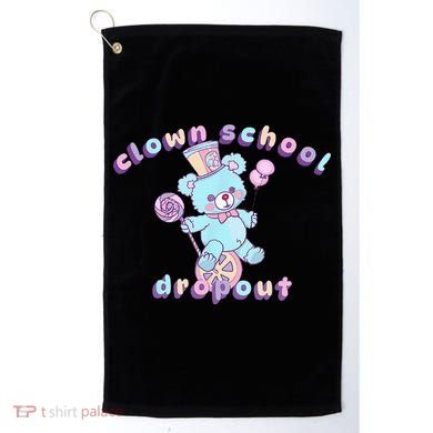 Clowncore Clown School Dropout Pastel Goth Teddy Bear Circus Golf Towel