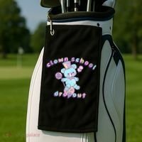 Clowncore Clown School Dropout Pastel Goth Teddy Bear Circus Golf Towel thumb 2
