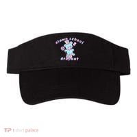 Clowncore Clown School Dropout Pastel Goth Teddy Bear Circus Visor thumb 0