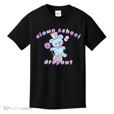 Clowncore Clown School Dropout Pastel Goth Teddy Bear Circus Kids T-Shirt
