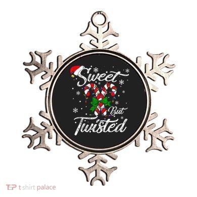 Candy Cane Sweet But Twisted Funny Merry Christmas Xmas Ornament