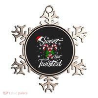 Candy Cane Sweet But Twisted Funny Merry Christmas Xmas Ornament thumb 0