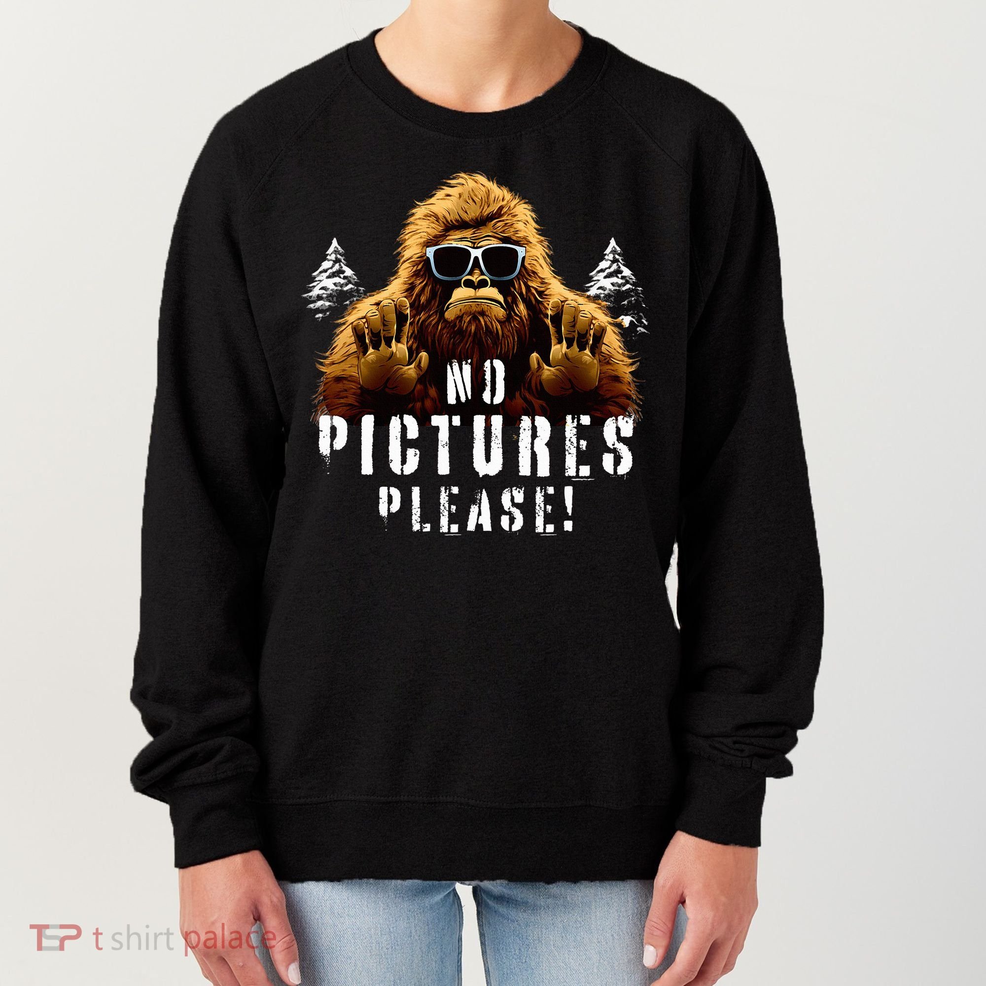 Cryptozoology Cryptid  Sasquatch Believe  Funny Bigfoot Women's Sweatshirt