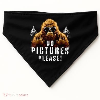 Cryptozoology Cryptid  Sasquatch Believe  Funny Bigfoot USA-Made Doggie Bandana