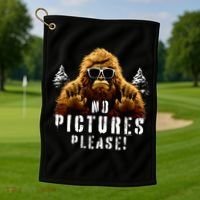 Cryptozoology Cryptid  Sasquatch Believe  Funny Bigfoot Golf Towel thumb 1