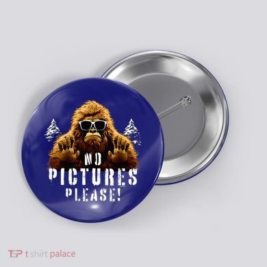 Cryptozoology Cryptid  Sasquatch Believe  Funny Bigfoot Button