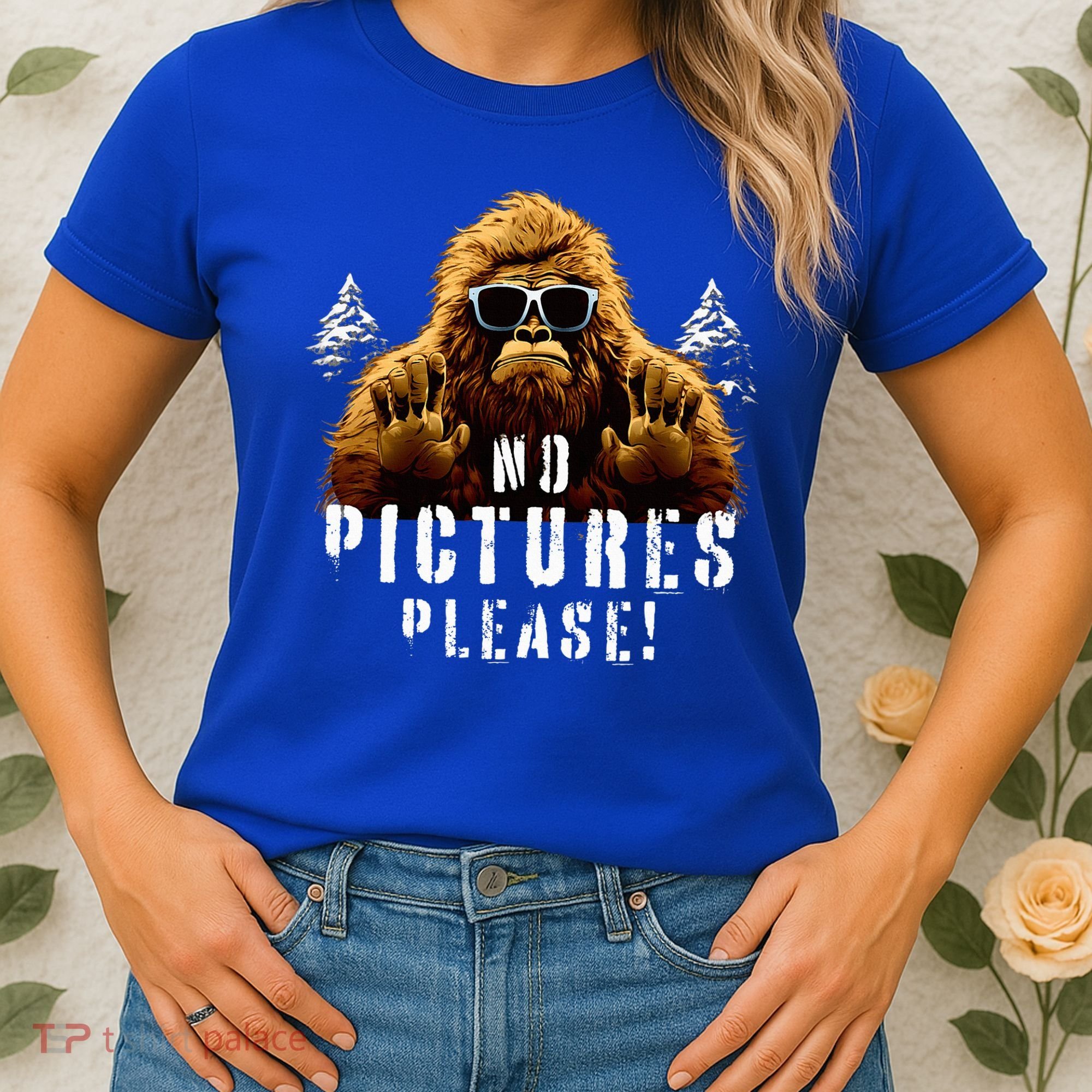 Cryptozoology Cryptid  Sasquatch Believe  Funny Bigfoot Women's T-Shirt