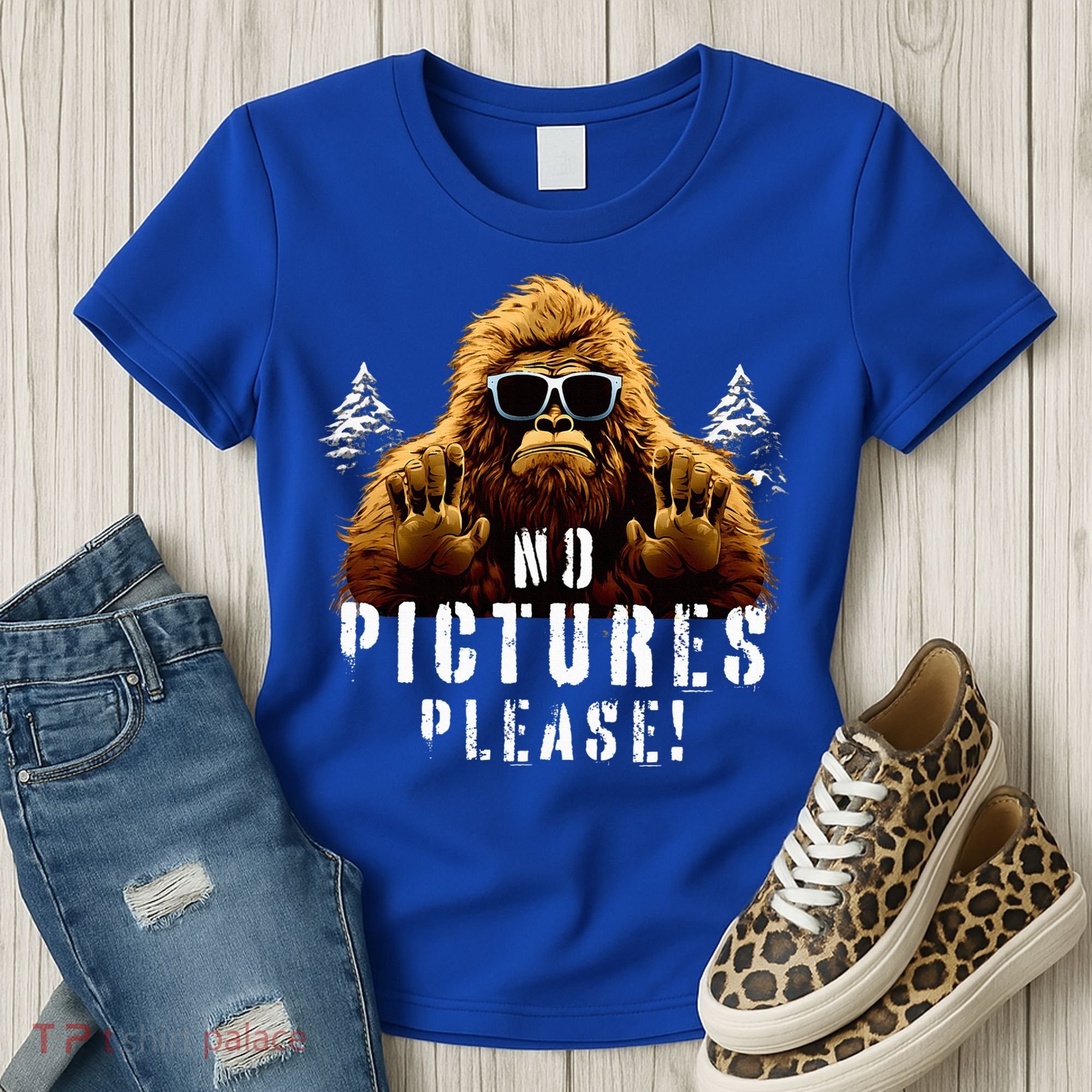 Cryptozoology Cryptid  Sasquatch Believe  Funny Bigfoot Women's T-Shirt