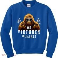 Cryptozoology Cryptid  Sasquatch Believe  Funny Bigfoot Kids Sweatshirt thumb 0