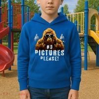 Cryptozoology Cryptid  Sasquatch Believe  Funny Bigfoot Kids Hoodie thumb 2