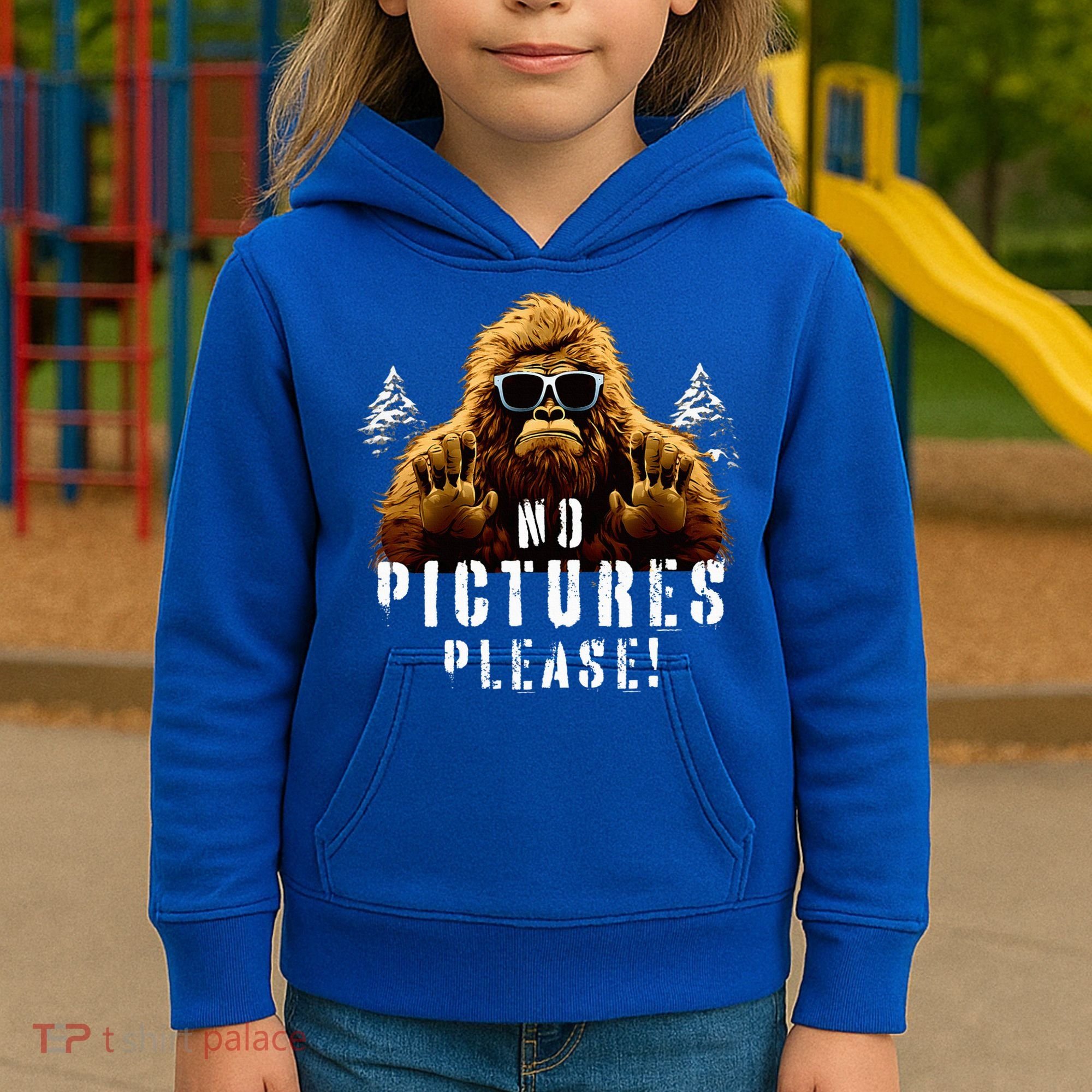 Cryptozoology Cryptid  Sasquatch Believe  Funny Bigfoot Kids Hoodie