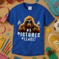 Cryptozoology Cryptid  Sasquatch Believe  Funny Bigfoot Kids T-Shirt thumb 3