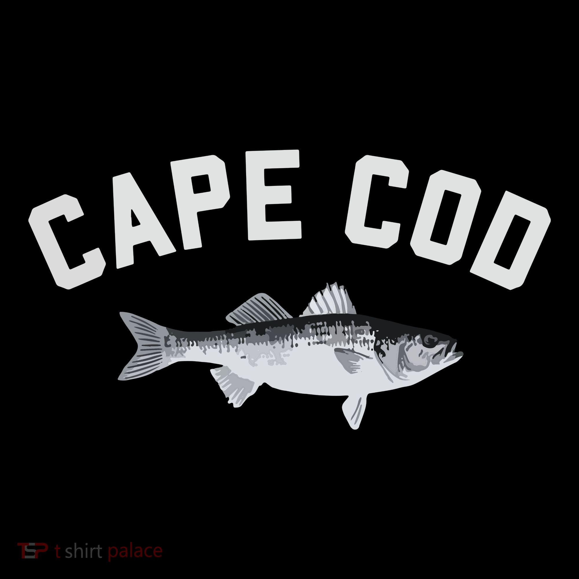 Cape Cod Striper Striped Bass Fun Fishing Hoodie