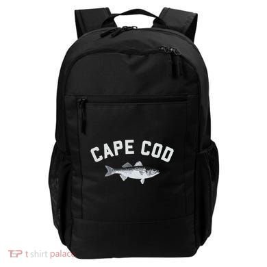 Cape Cod Striper Striped Bass Fun Fishing Backpack