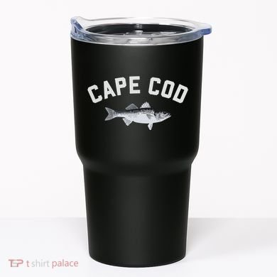 Cape Cod Striper Striped Bass Fun Fishing Tumbler