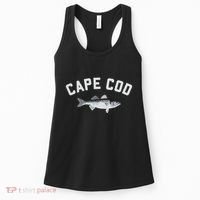 Cape Cod Striper Striped Bass Fun Fishing Women's Tank Top thumb 0