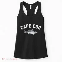 Cape Cod Striper Striped Bass Fun Fishing Women's Tank Top thumb 0